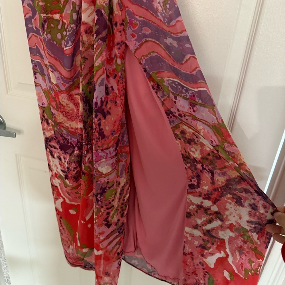 ADRIANNA PAPELL Multicolor Maxi Dress - Picture 6 of 12